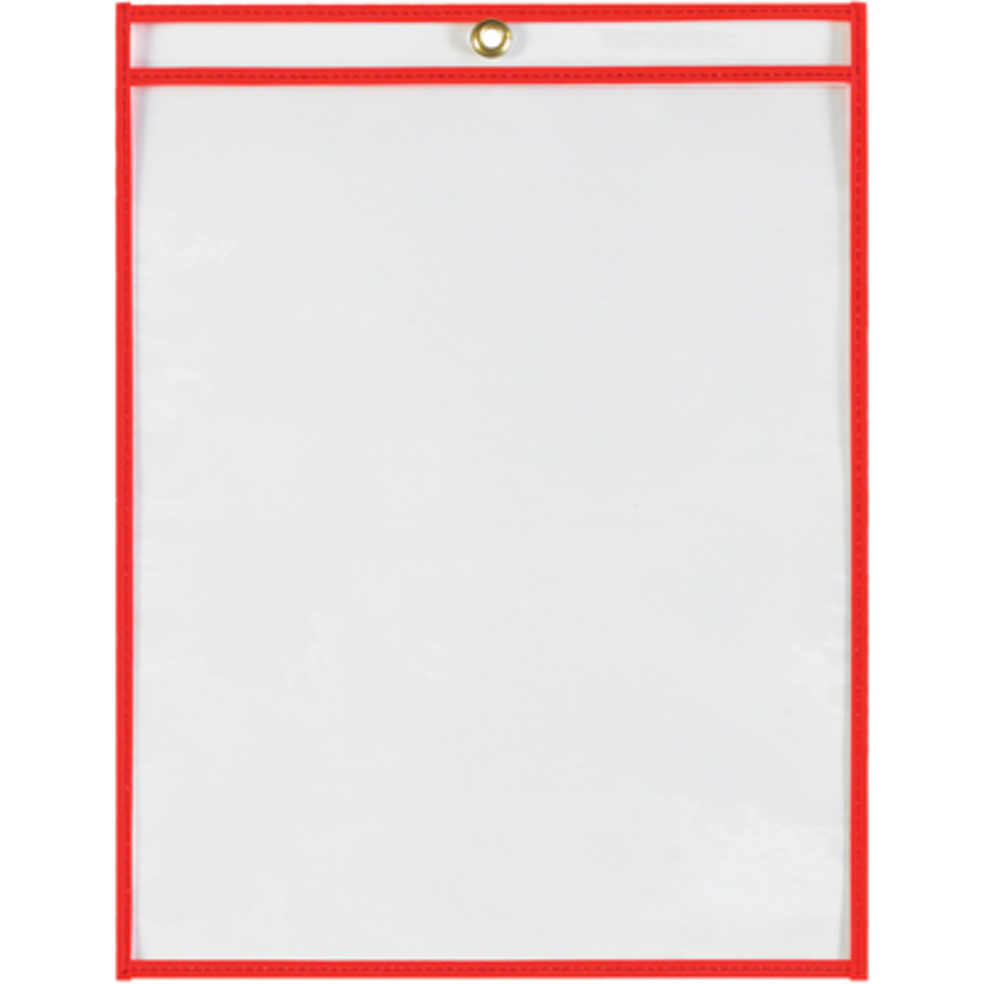9 x 12in. Neon Red Job Ticket Holders 15/CS, Model# JTH115RD